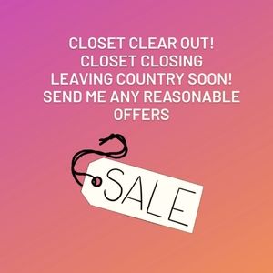 Closet Closing Clear Out